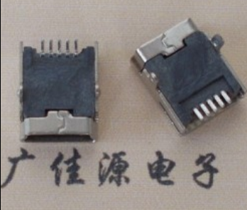 會昌mini usb 5p接口 迷你 臥式插座 端子貼片 接插件