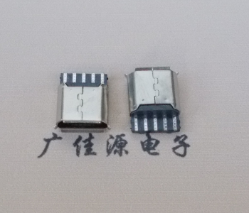 Micro USB5p母座焊線 