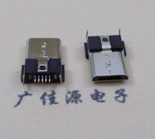 MICRO USB 5PIN反向貼板公頭